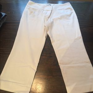 White capris by Express